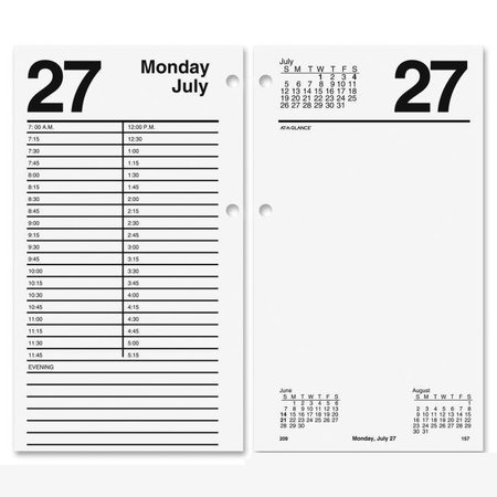 AT-A-GLANCE At A Glance AAGE21050 Large Desk Calendar Refill - White AAGE21050
